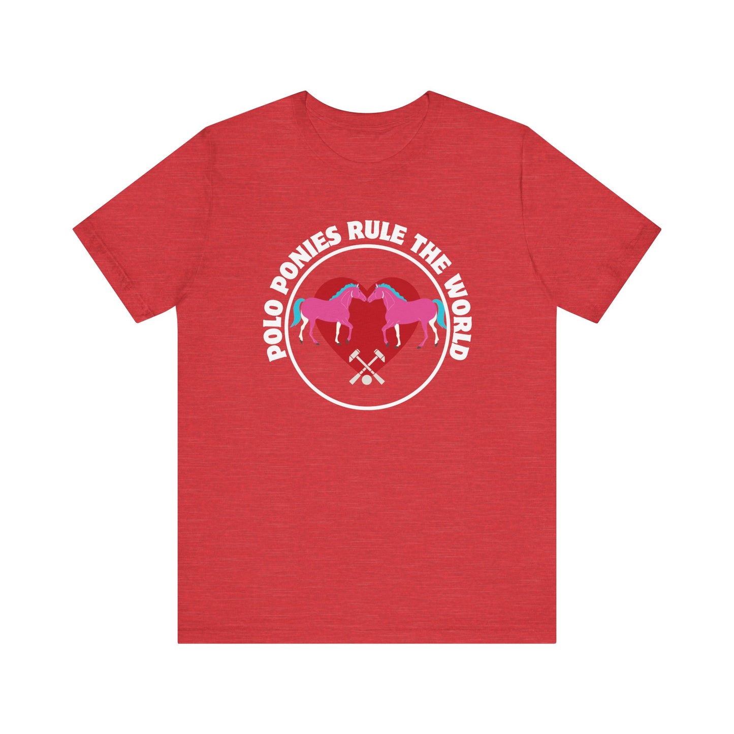 POLO PONIES RULE THE WORLD tshirt
