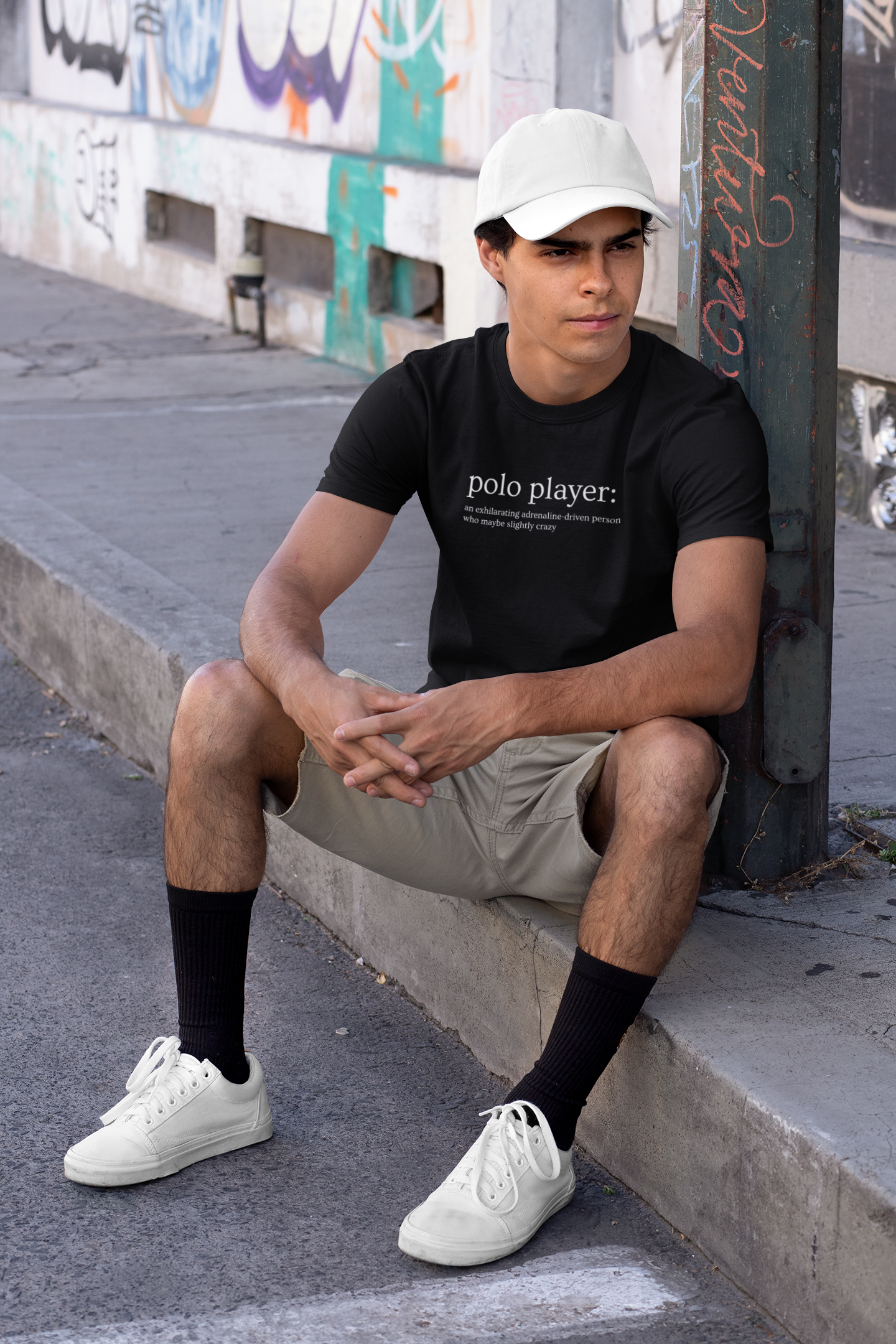 THE CRAZY POLO PLAYER tshirt