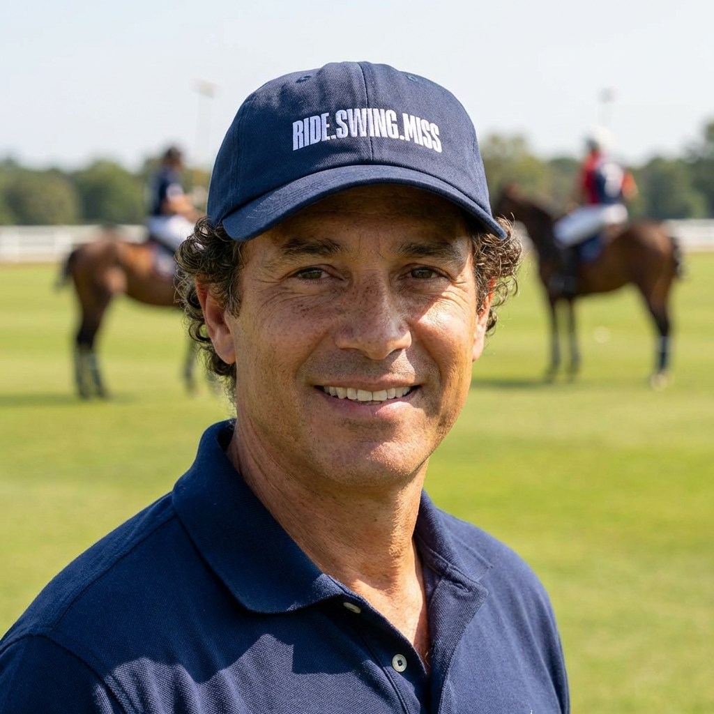 Ride Swing Miss Polo Cap | Funny Polo Gift | Polo Mare