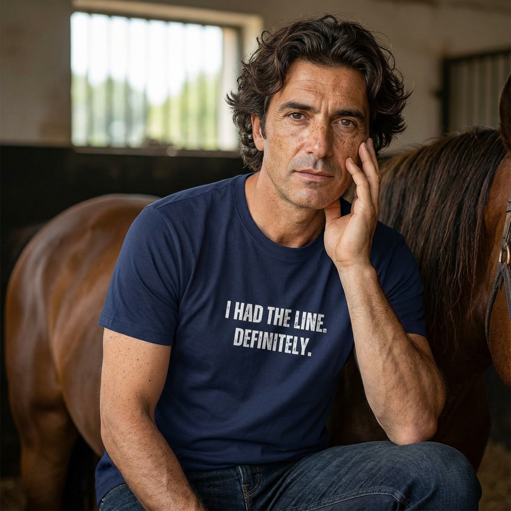 I HAD THE LINE polo tshirt