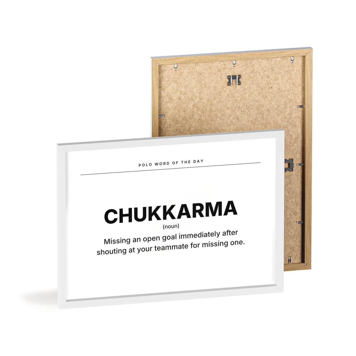 CHUKKARMA polo poster Printify