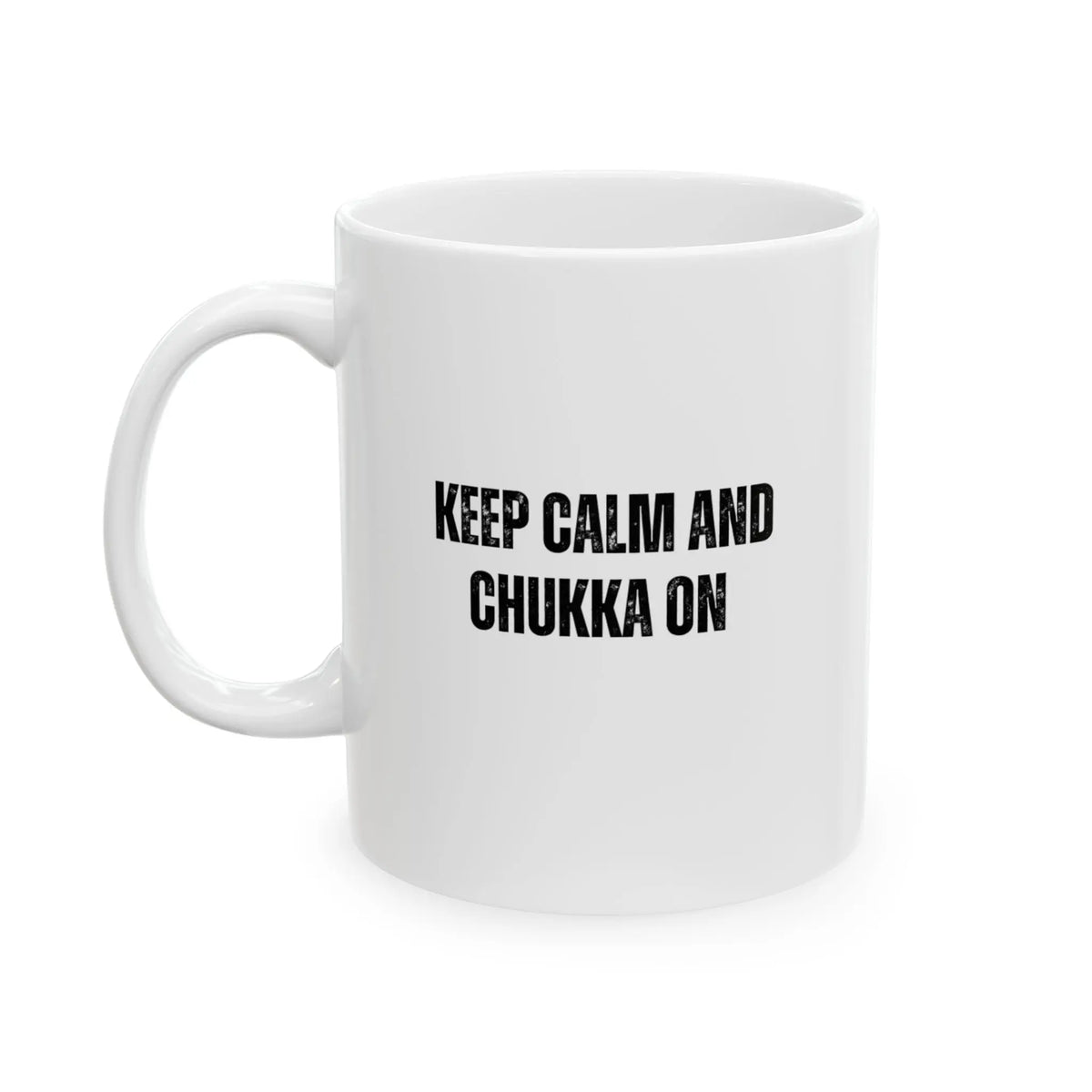 Keep Calm and Chukka On Polo Mug | Funny Polo Gift | Polo Mare