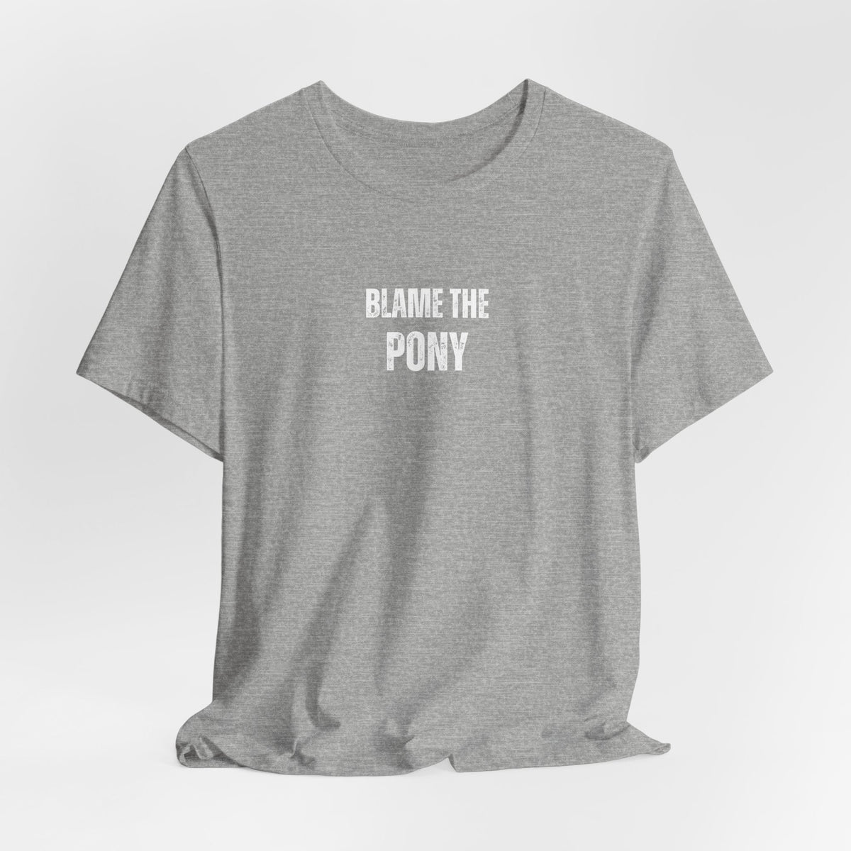 Blame the Pony Polo T-Shirt | Funny Polo Gift | Polo Mare