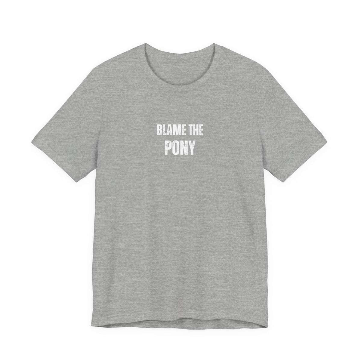 Blame the Pony Polo T-Shirt | Funny Polo Gift | Polo Mare