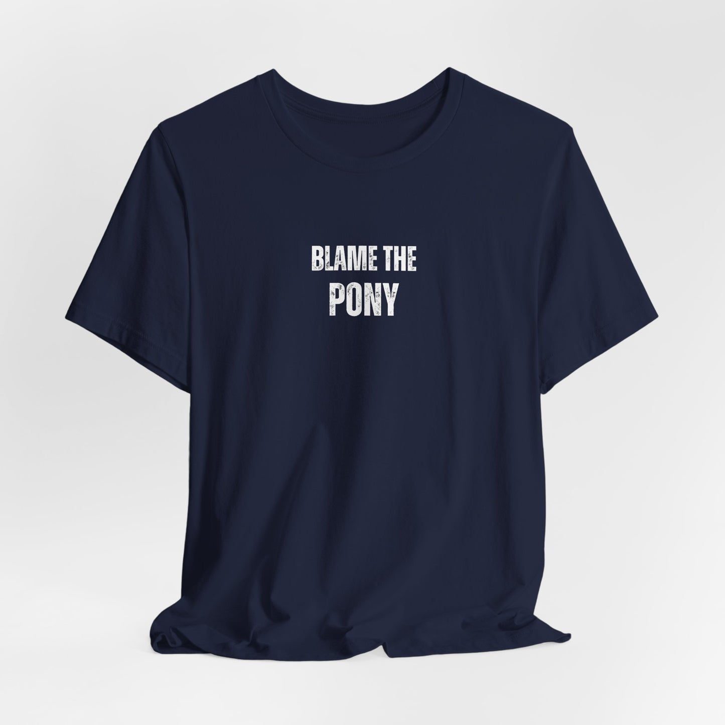 BLAME THE PONY polo tshirt