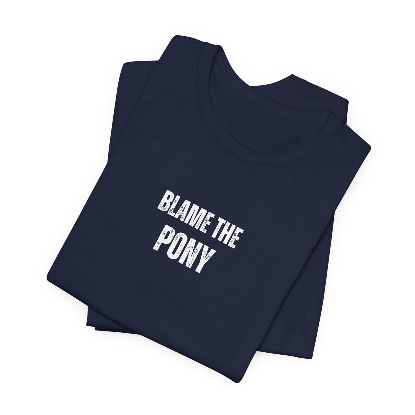 BLAME THE PONY polo tshirt