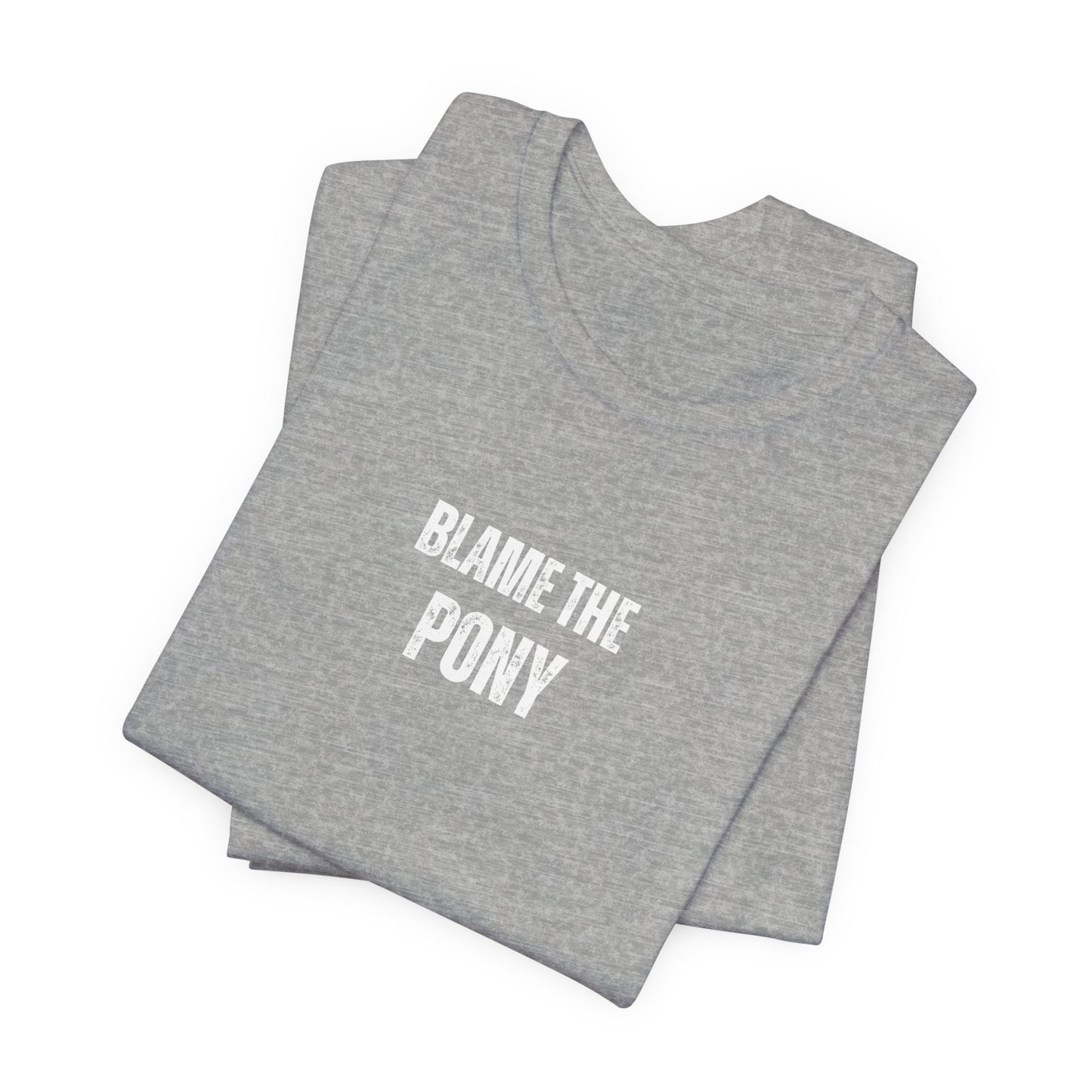 BLAME THE PONY polo tshirt