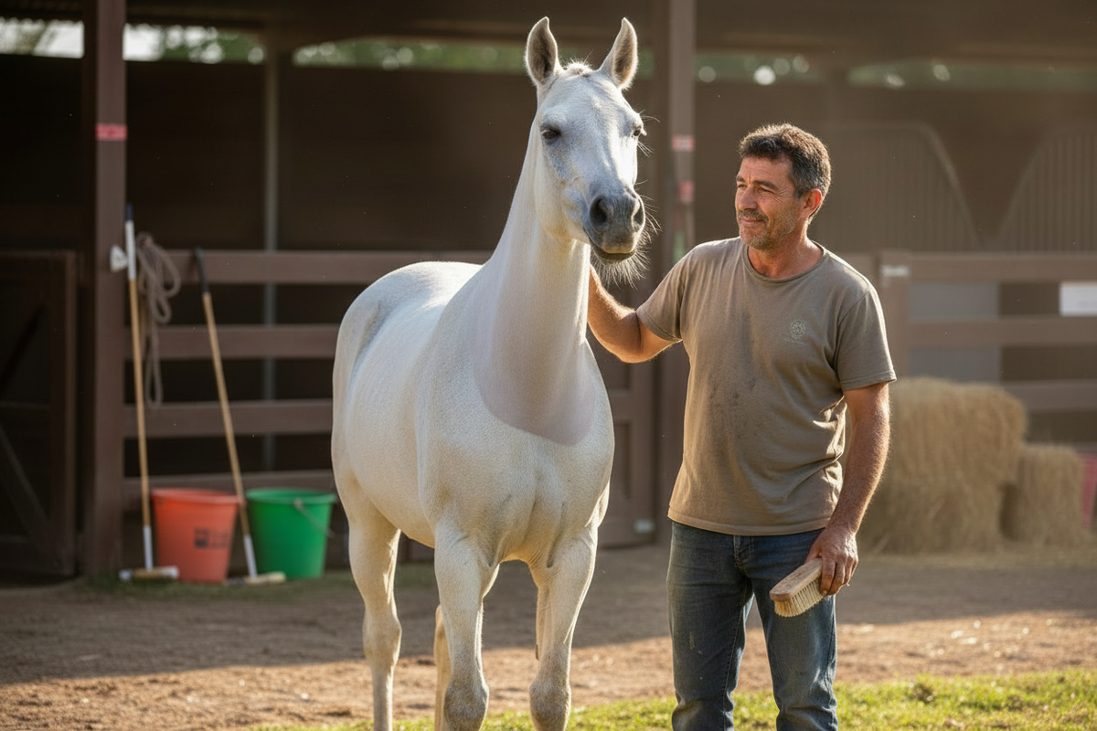 Snooty the polo pony with no mane